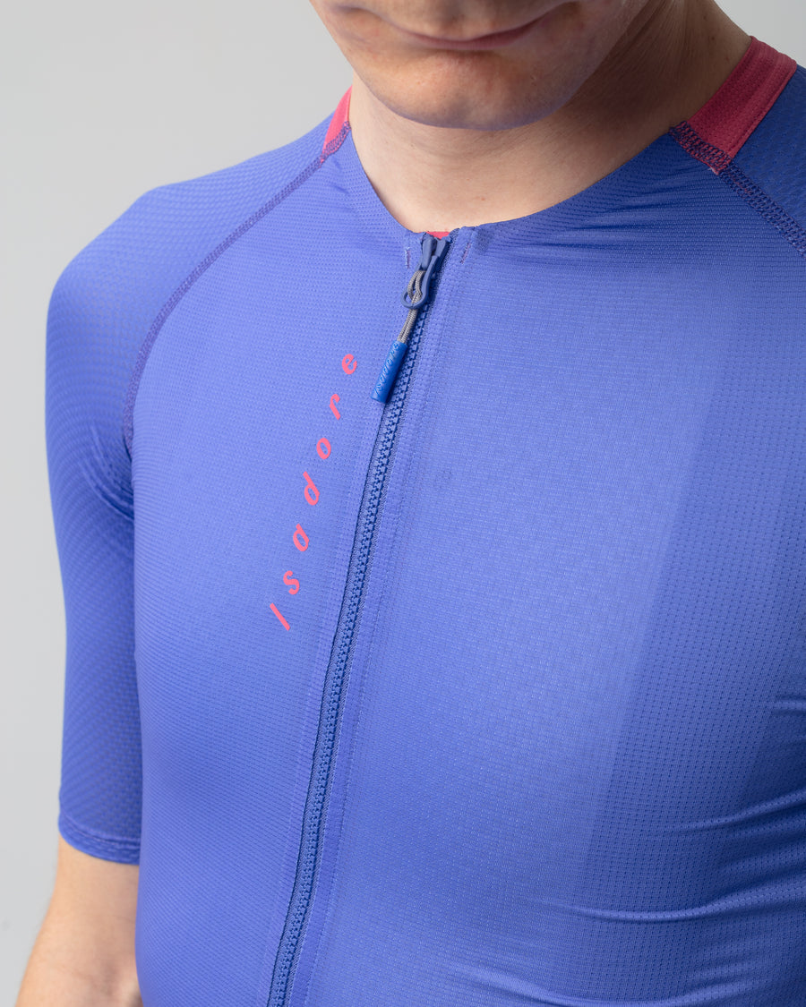 Isadore Alternative Jersey Radtrikot Baja Blue