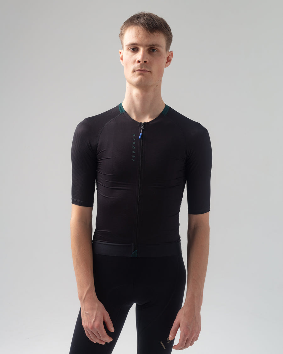 Isadore Alternative Jersey Radtrikot Black