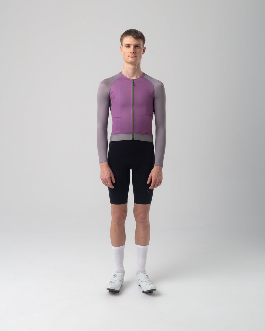 Isadore Alternative Ultralight Long Sleeve Jersey Radtrikot langarm Amethyst