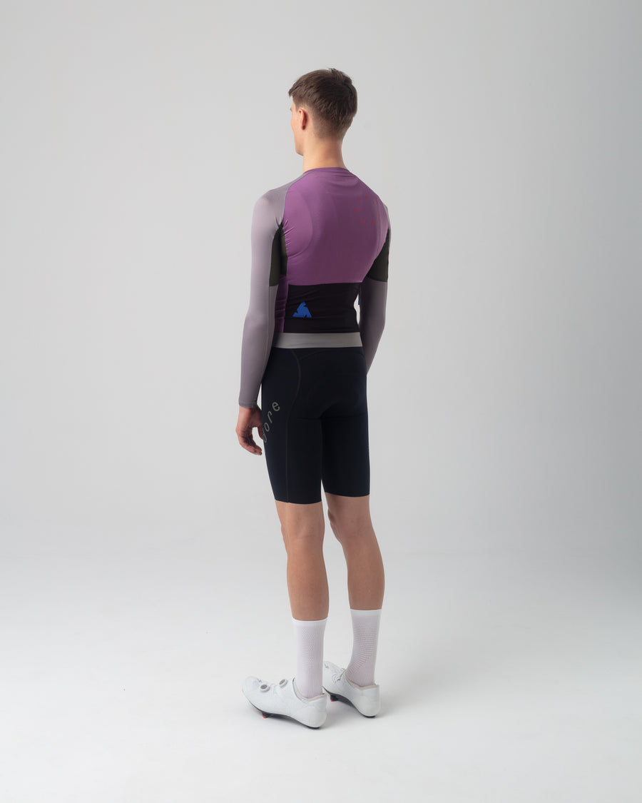 Isadore Alternative Ultralight Long Sleeve Jersey Radtrikot langarm Amethyst