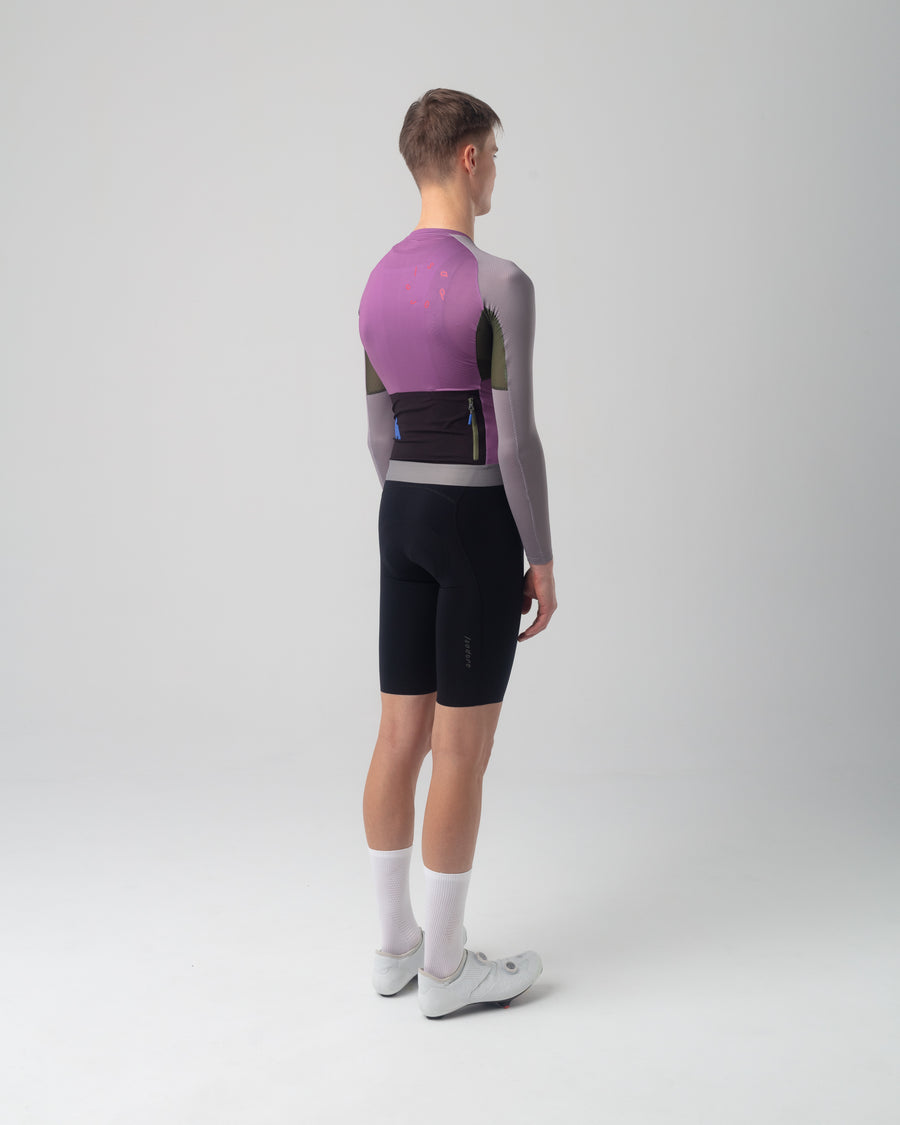 Isadore Alternative Ultralight Long Sleeve Jersey Radtrikot langarm Amethyst