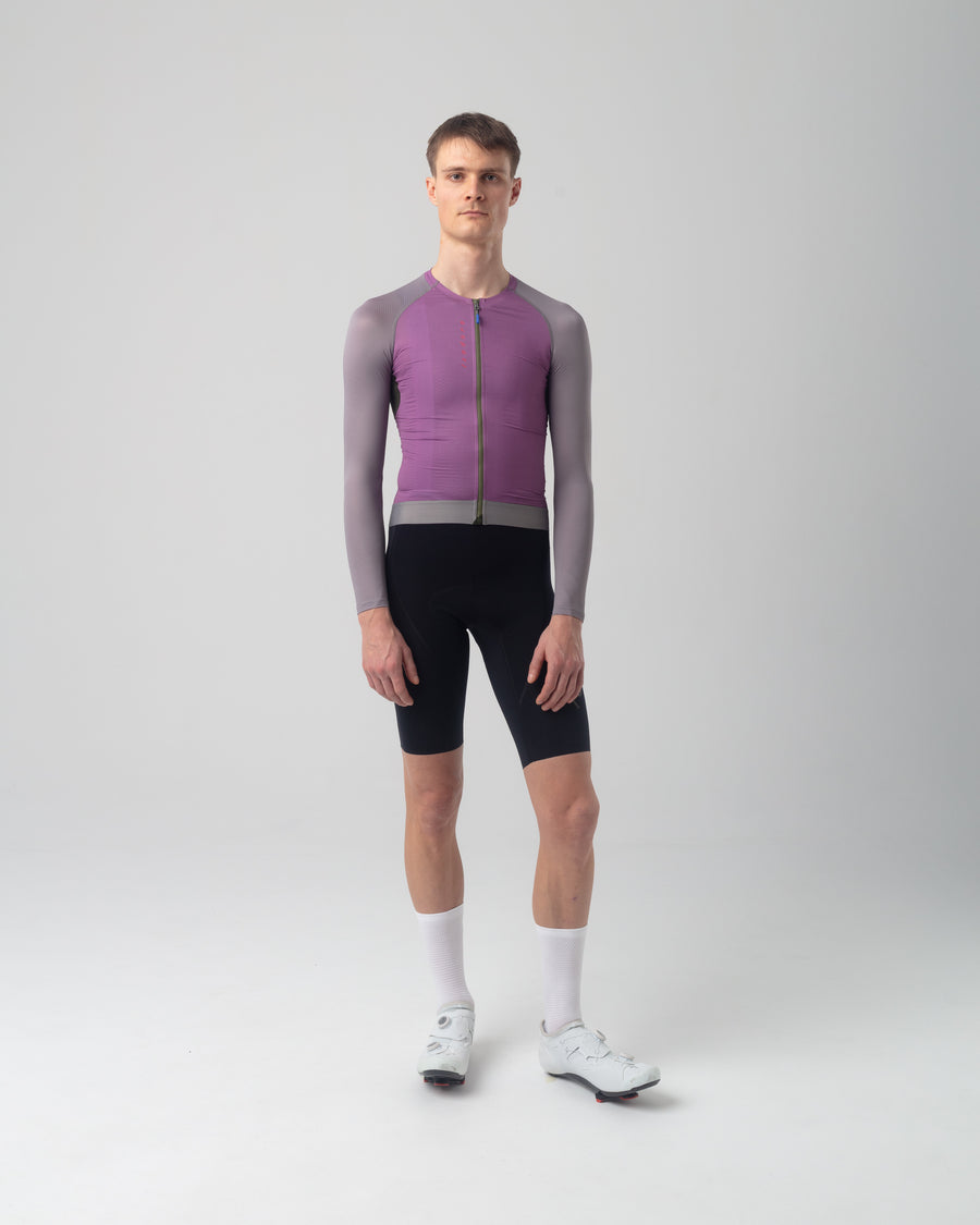 Isadore Alternative Ultralight Long Sleeve Jersey Radtrikot langarm Amethyst