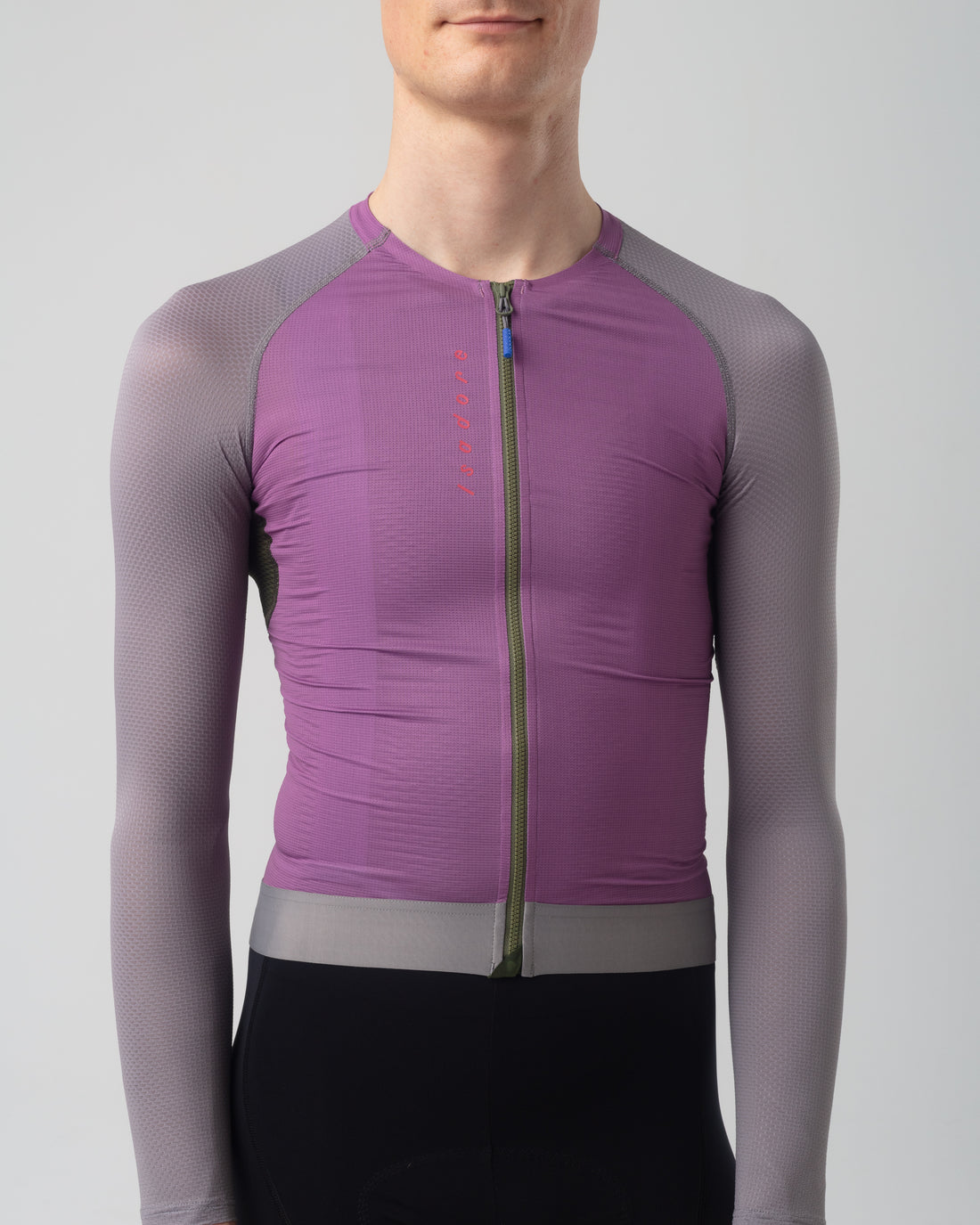 Isadore Alternative Ultralight Long Sleeve Jersey Radtrikot langarm Amethyst