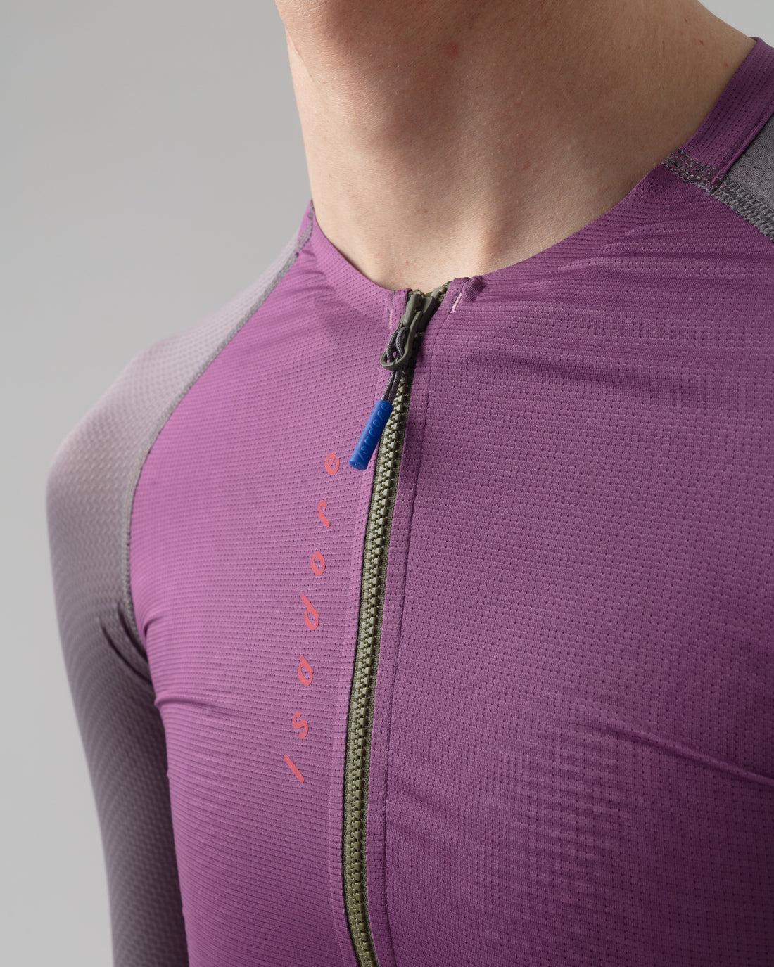 Isadore Alternative Ultralight Long Sleeve Jersey Radtrikot langarm Amethyst