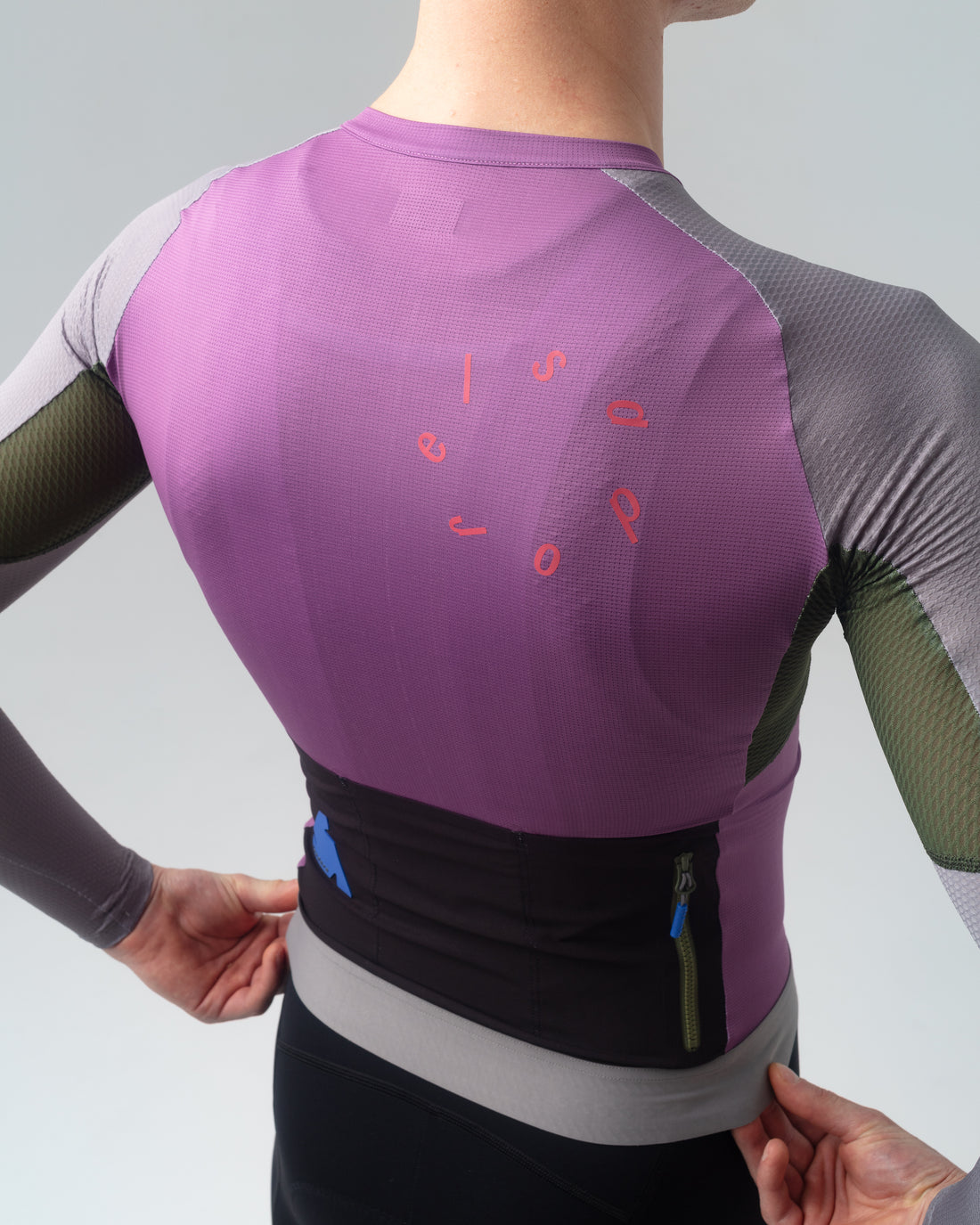 Isadore Alternative Ultralight Long Sleeve Jersey Radtrikot langarm Amethyst