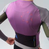 Isadore Alternative Ultralight Long Sleeve Jersey Radtrikot langarm Amethyst