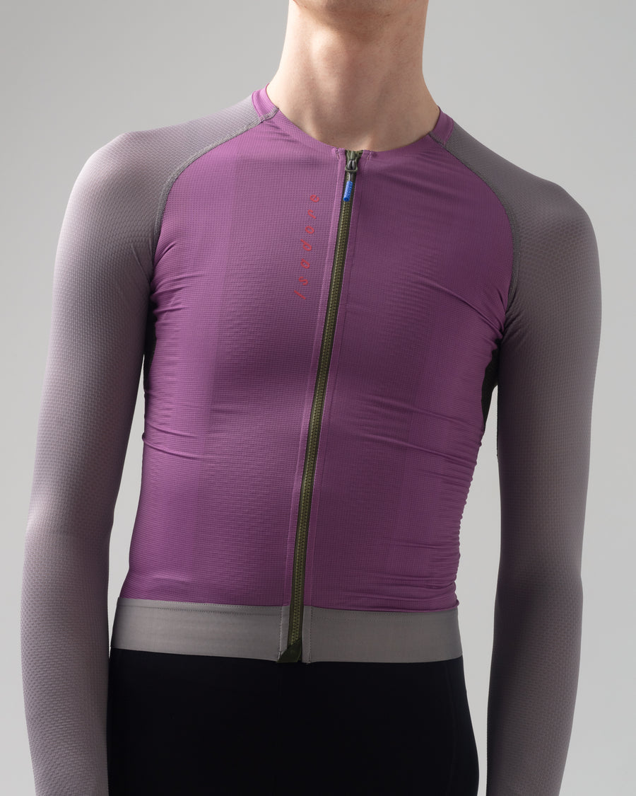 Isadore Alternative Ultralight Long Sleeve Jersey Radtrikot langarm Amethyst