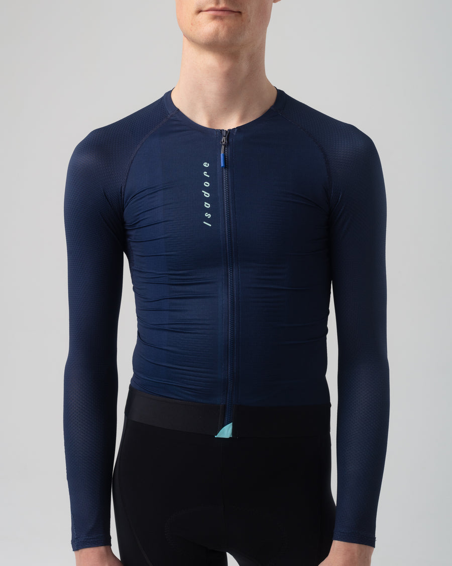 Isadore Alternative Ultralight Long Sleeve Jersey Radtrikot langarm Night Sky