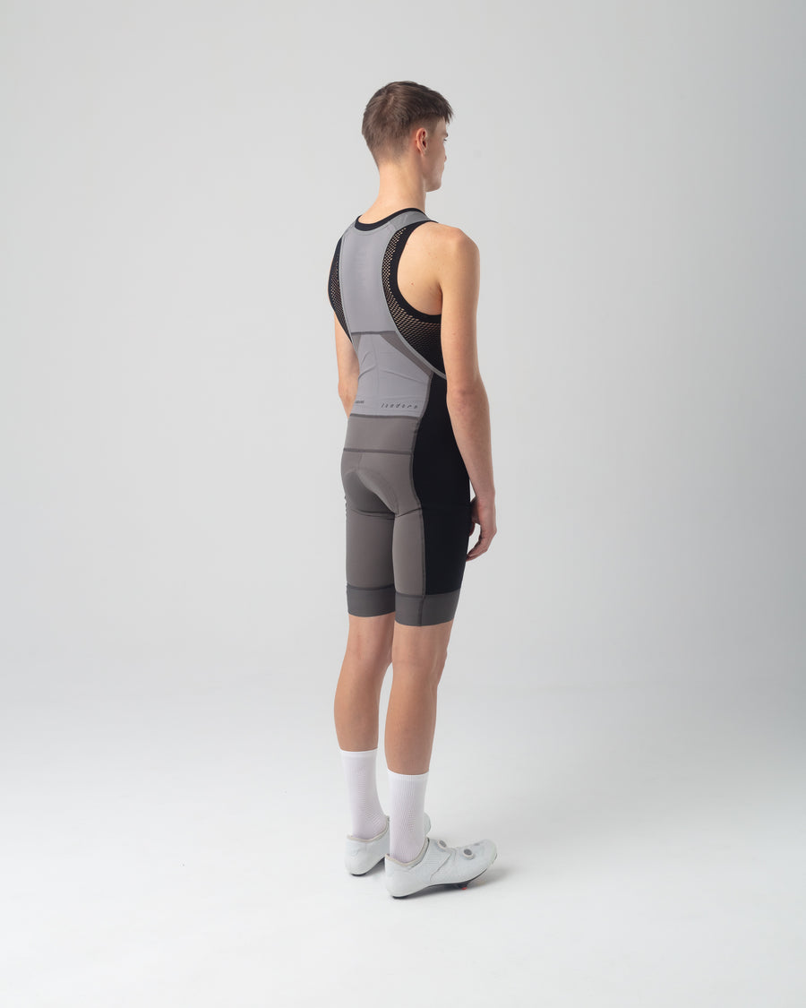 Isadore Distance Cargo Wool Bib Shorts Trägerhose Dark Gull Gray