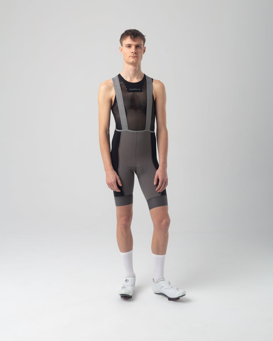 Isadore Distance Cargo Wool Bib Shorts Trägerhose Dark Gull Gray