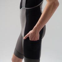 Isadore Distance Cargo Wool Bib Shorts Trägerhose Dark Gull Gray