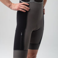 Isadore Distance Cargo Wool Bib Shorts Trägerhose Dark Gull Gray