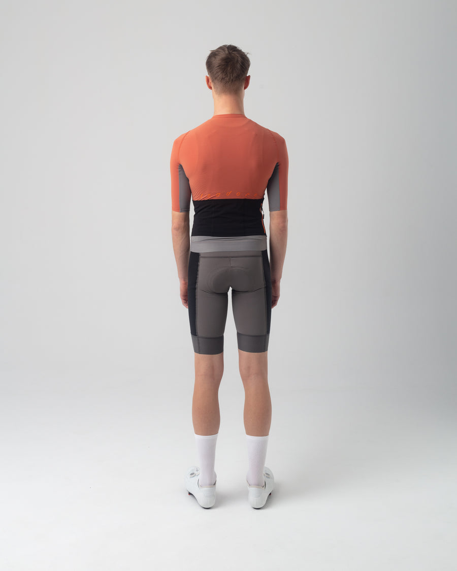 Isadore Distance Performance Wool Jersey Radtrikot Mango