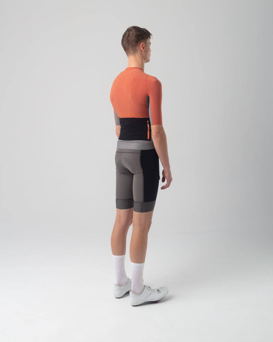 Isadore Distance Performance Wool Jersey Radtrikot Mango