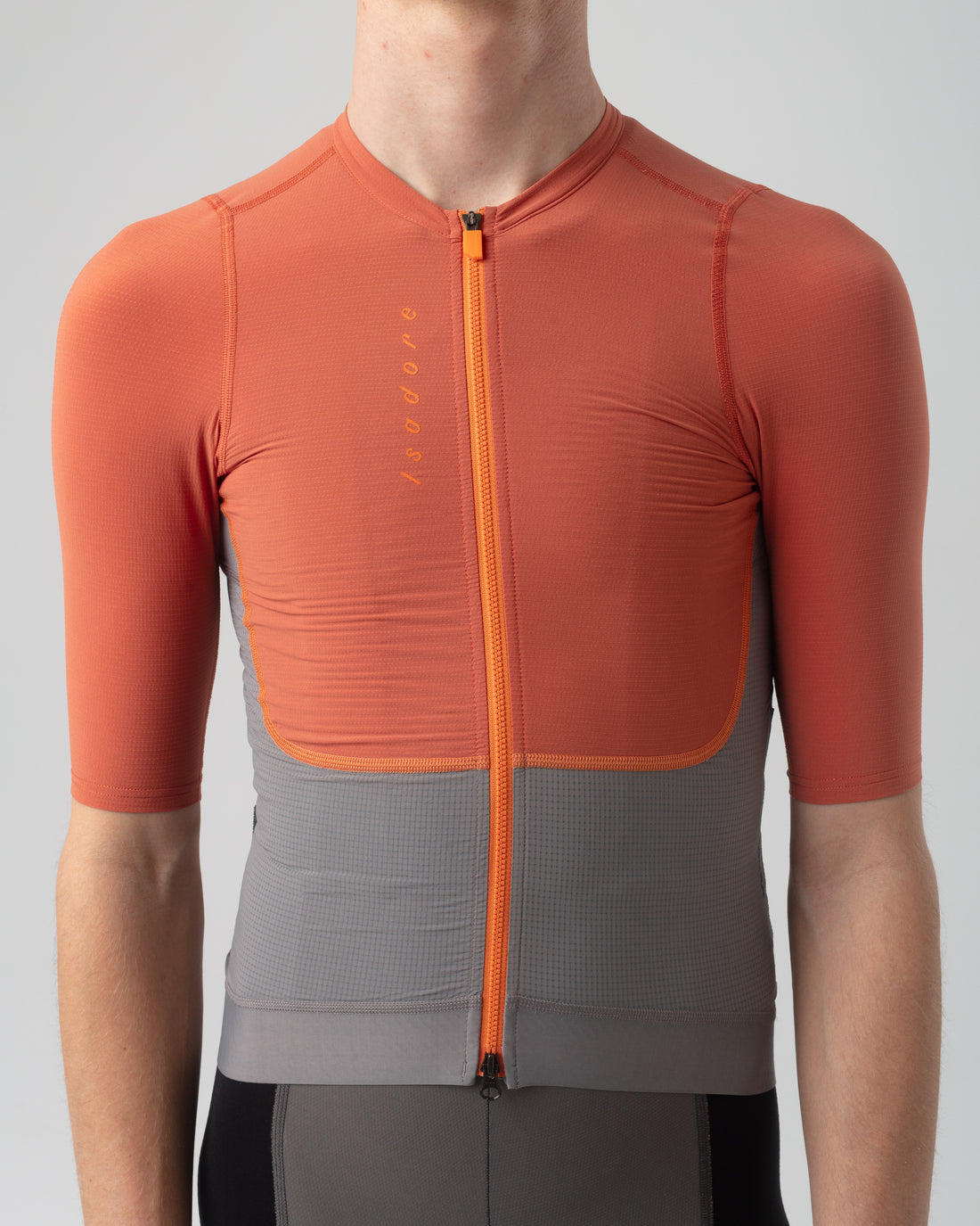 Isadore Distance Performance Wool Jersey Radtrikot Mango