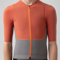 Isadore Distance Performance Wool Jersey Radtrikot Mango