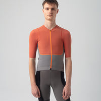 Isadore Distance Performance Wool Jersey Radtrikot Mango