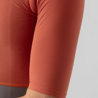 Isadore Distance Performance Wool Jersey Radtrikot Mango