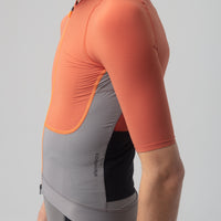 Isadore Distance Performance Wool Jersey Radtrikot Mango