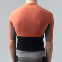 Isadore Distance Performance Wool Jersey Radtrikot Mango