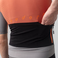 Isadore Distance Performance Wool Jersey Radtrikot Mango