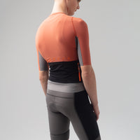 Isadore Distance Performance Wool Jersey Radtrikot Mango