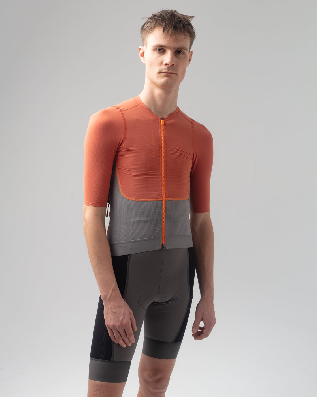 Isadore Distance Performance Wool Jersey Radtrikot Mango