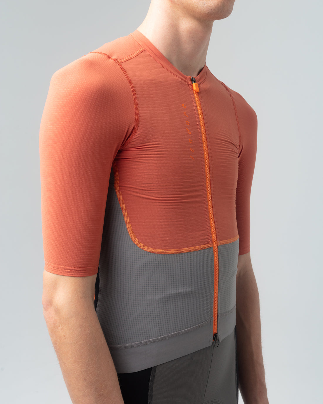 Isadore Distance Performance Wool Jersey Radtrikot Mango