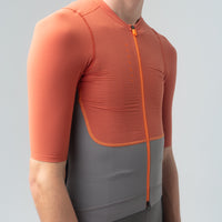 Isadore Distance Performance Wool Jersey Radtrikot Mango