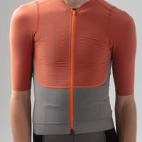 Isadore Distance Performance Wool Jersey Radtrikot Mango