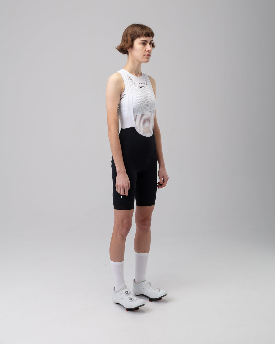 Isadore Debut Women's Bib Shorts Trägerhose Black & White