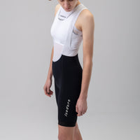 Isadore Debut Women's Bib Shorts Trägerhose Black & White