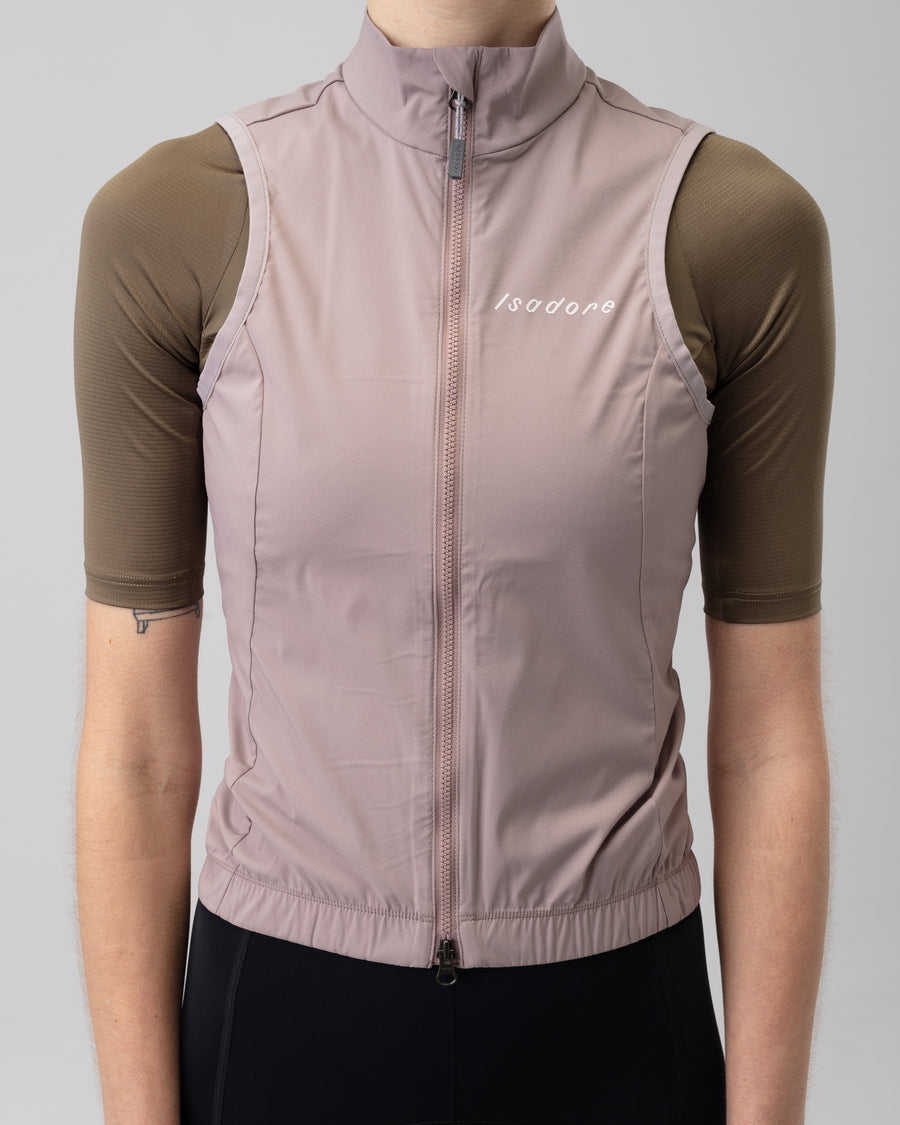 Isadore Debut Women's Wind Gilet Windweste Bark