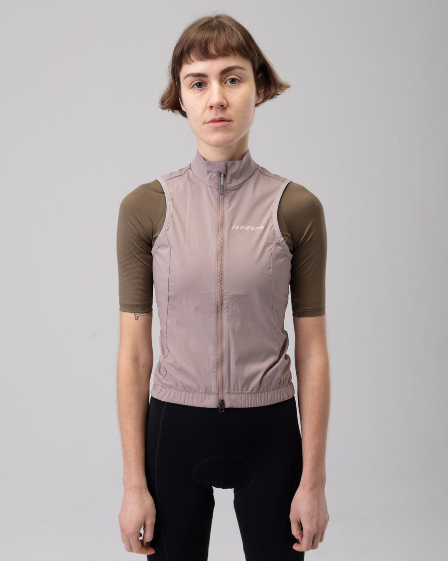 Isadore Debut Women's Wind Gilet Windweste Bark