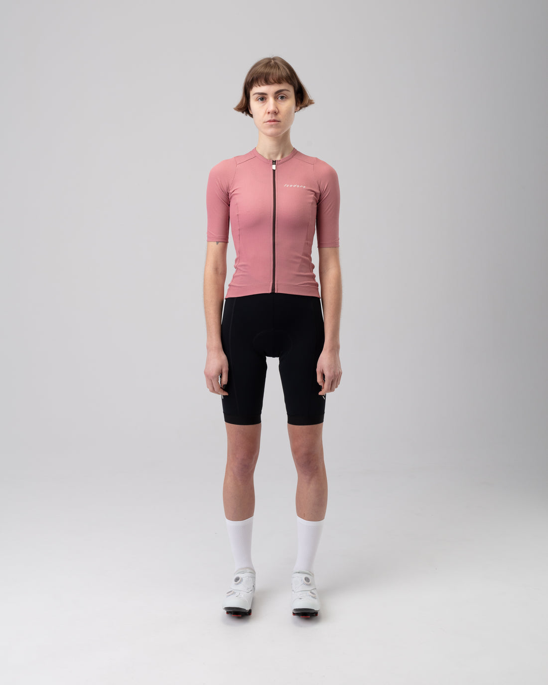 Isadore Debut Merino Women's Jersey Radtrikot Mesa Rose