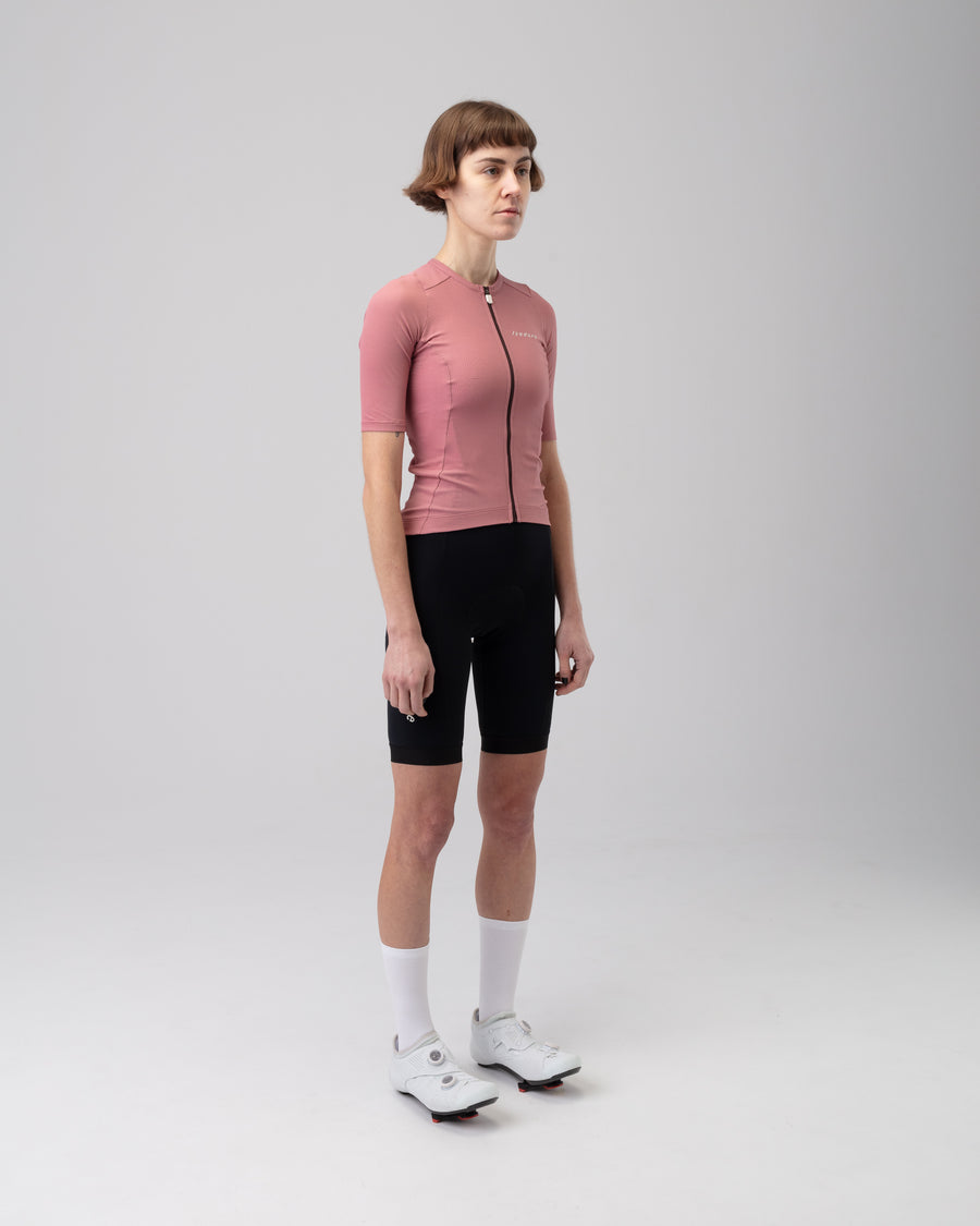 Isadore Debut Merino Women's Jersey Radtrikot Mesa Rose