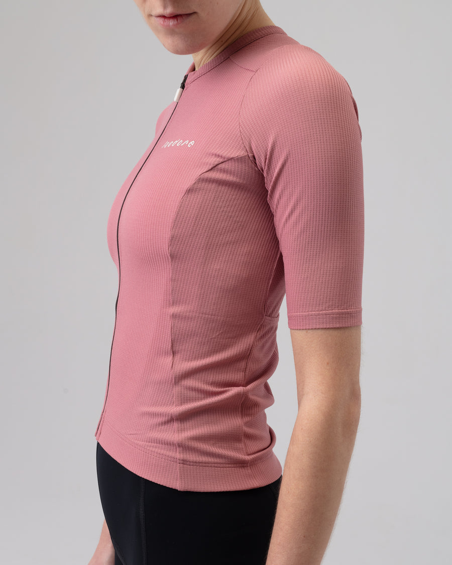 Isadore Debut Merino Women's Jersey Radtrikot Mesa Rose