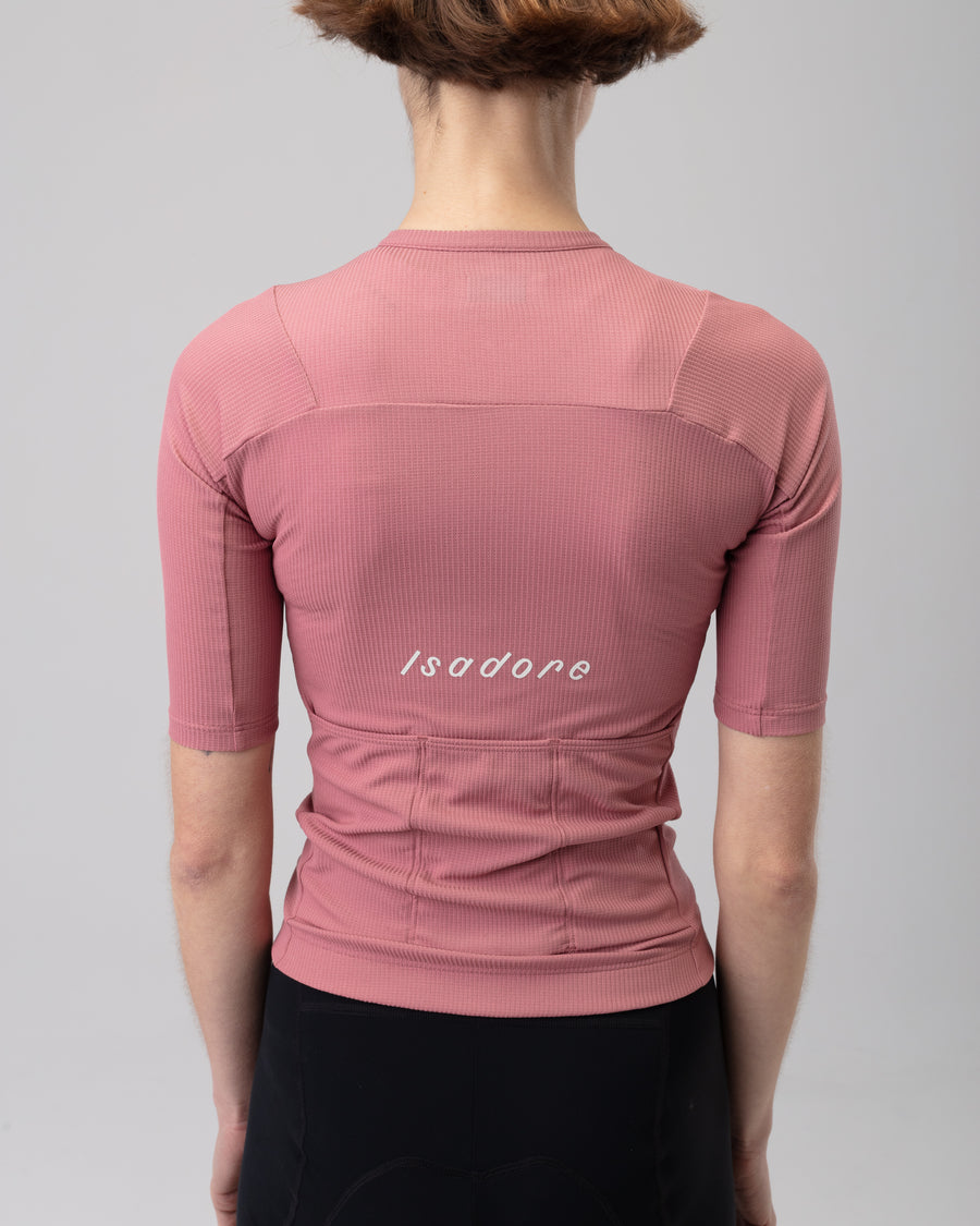 Isadore Debut Merino Women's Jersey Radtrikot Mesa Rose