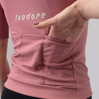 Isadore Debut Merino Women's Jersey Radtrikot Mesa Rose