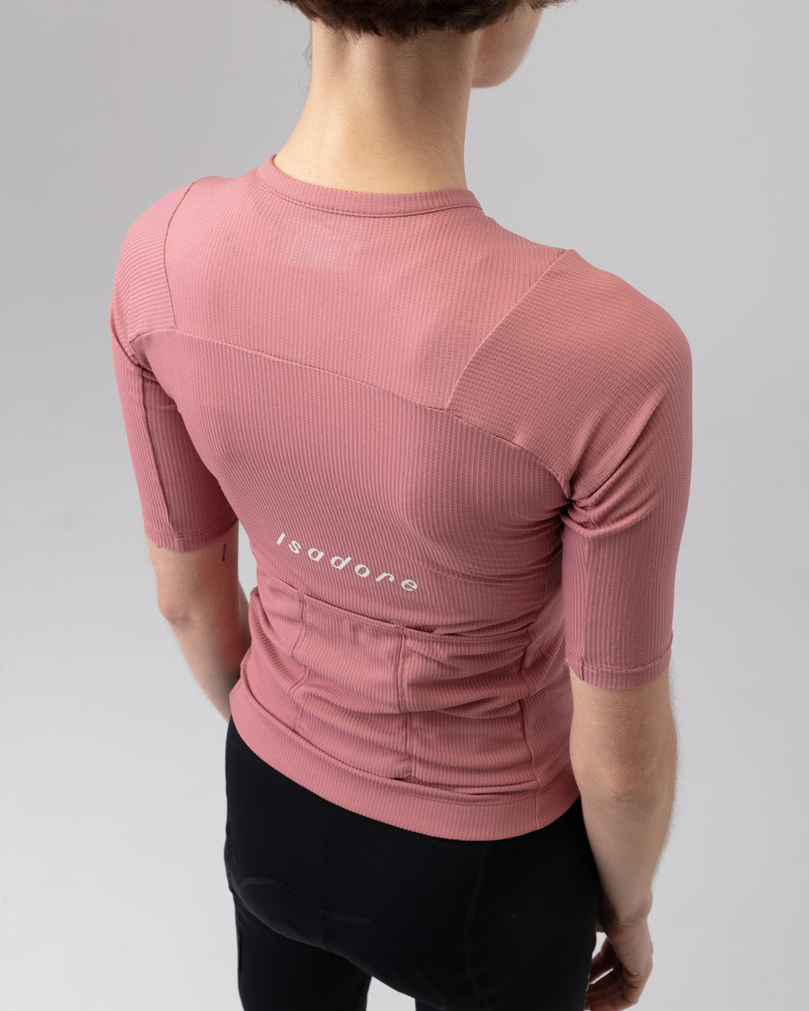 Isadore Debut Merino Women's Jersey Radtrikot Mesa Rose