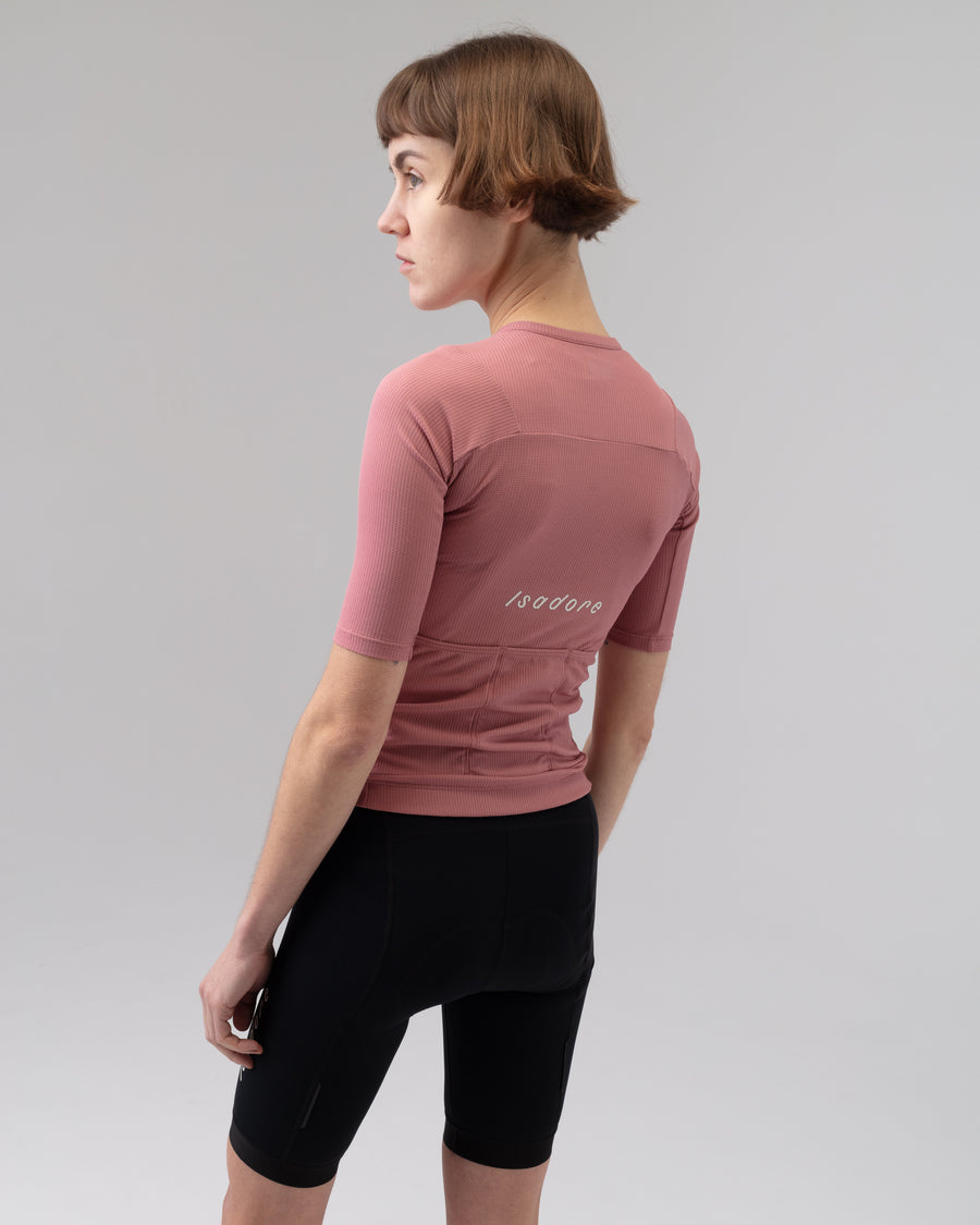 Isadore Debut Merino Women's Jersey Radtrikot Mesa Rose