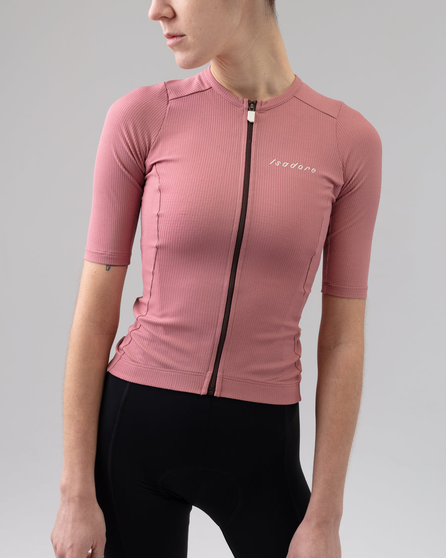 Isadore Debut Merino Women's Jersey Radtrikot Mesa Rose