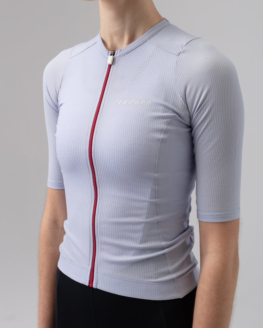 Isadore Debut Merino Women's Jersey Radtrikot Icelandic Blue