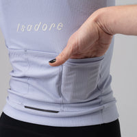 Isadore Debut Merino Women's Jersey Radtrikot Icelandic Blue