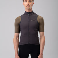 Isadore Debut Wind Gilet Windweste Deep Night Grey