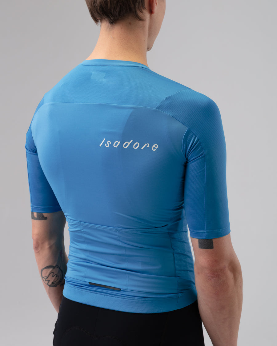 Isadore Debut Jersey Radtrikot Swedish Blu