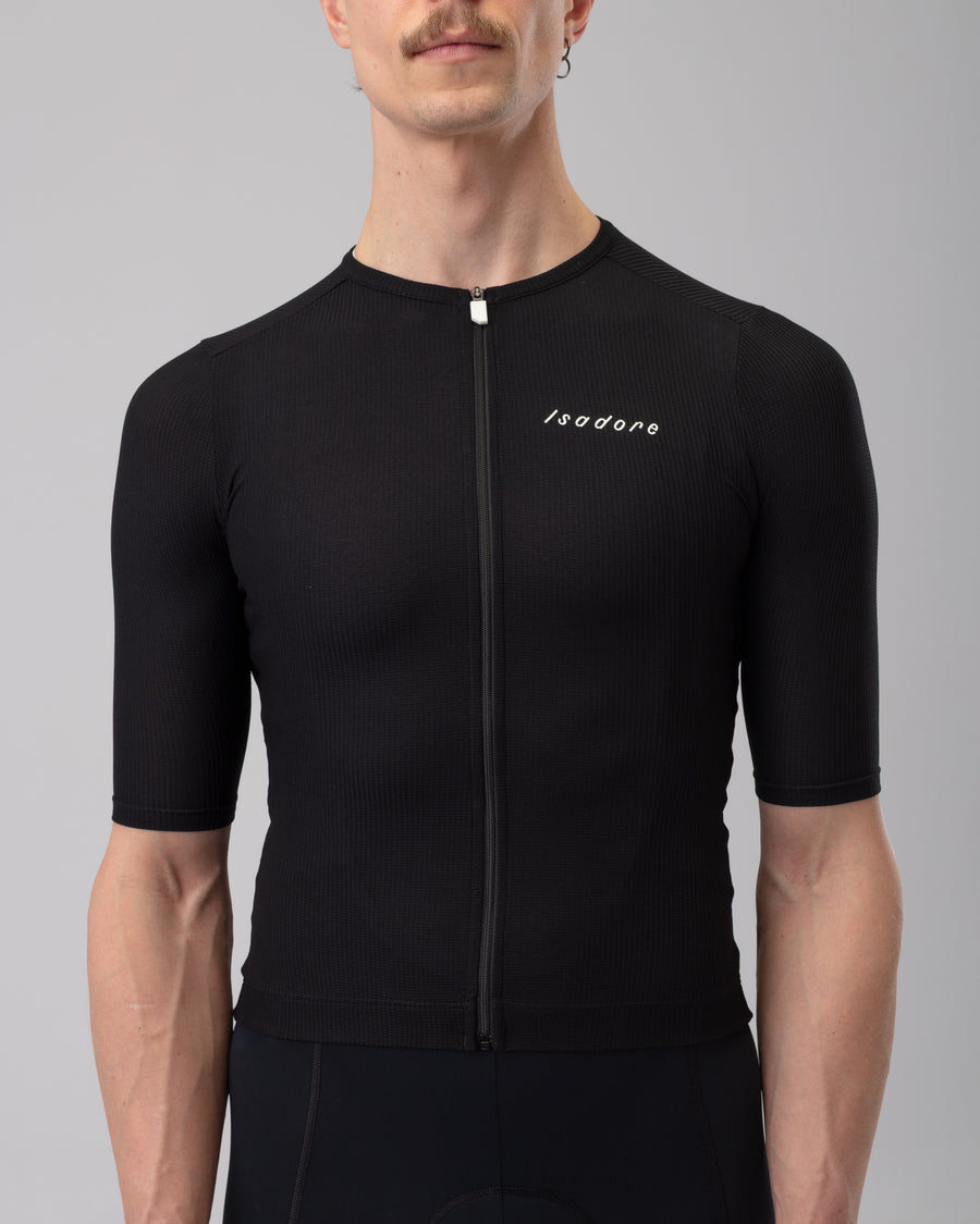 Isadore Debut Jersey Radtrikot Black