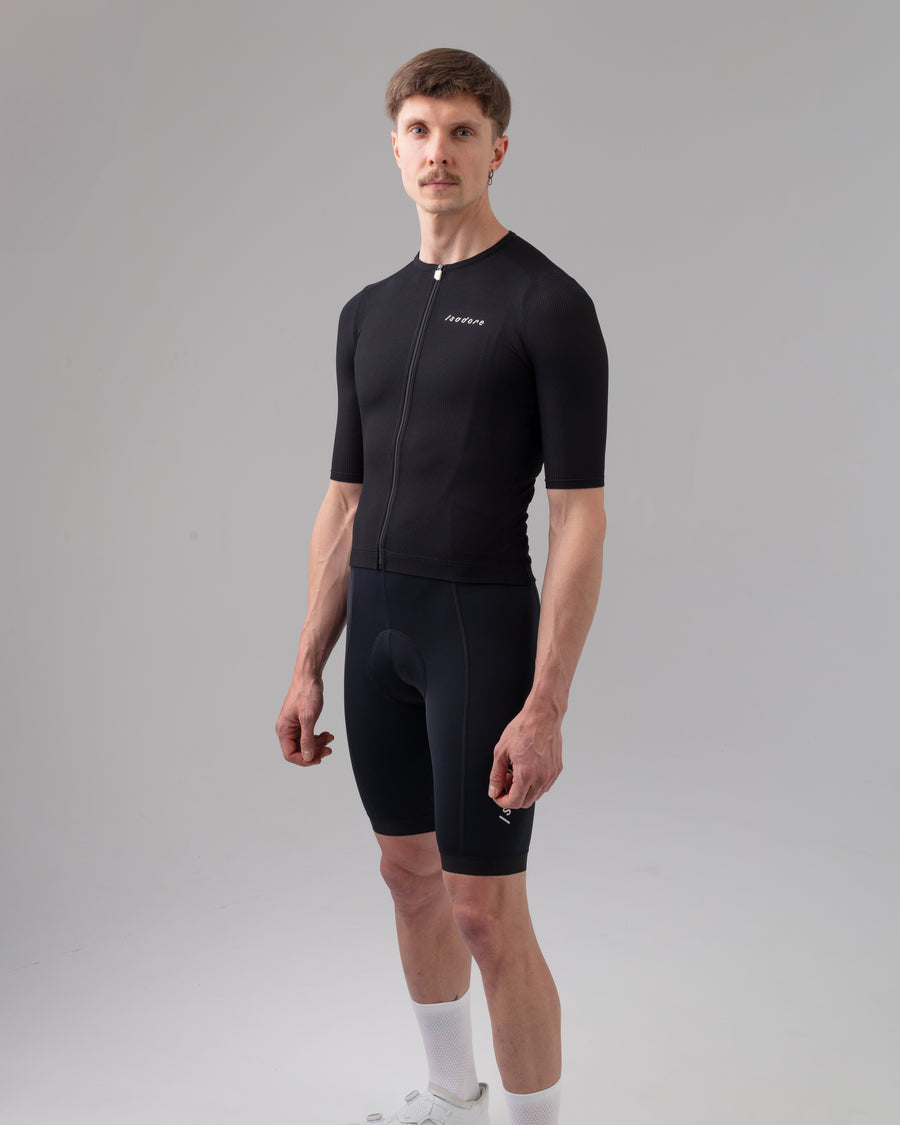 Isadore Debut Jersey Radtrikot Black