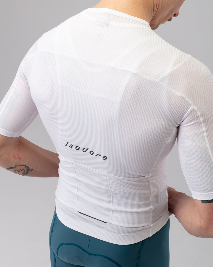 Isadore Debut Jersey Radtrikot Bright White