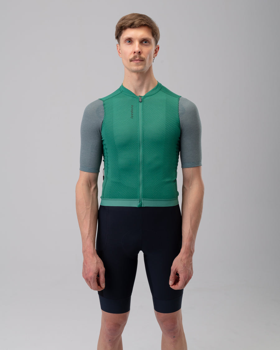 Isadore Signature Merino Air Jersey Radtrikot Sea Moss